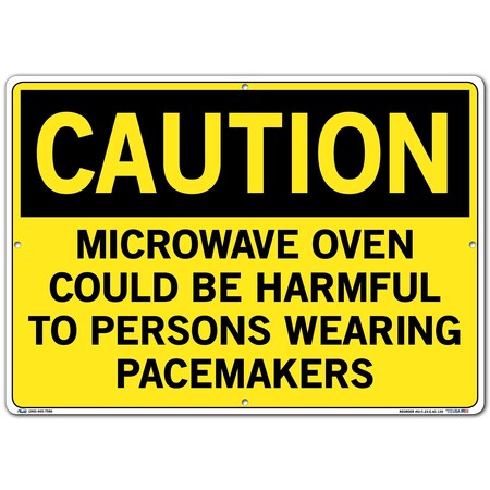 Vestil Aluminum Composite Sign, 14-1/2" H, 20-1/2" W, Aluminum Composite, Rectangle, SI-C-23-E-AC-130 SI-C-23-E-AC-130